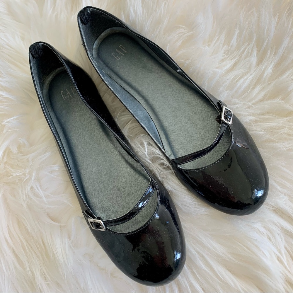 Gap Black patent Ballet Flat 7